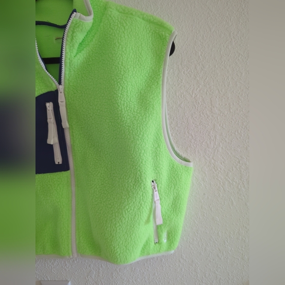 Free People FP Movement Hit The Slopes Vest Cropped Lime Glow xs, small medium - Picture 5 of 11